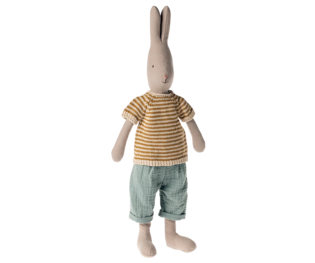 Rabbit size 3, Classic - Knitted shirt and pants – Aiden + Ollie