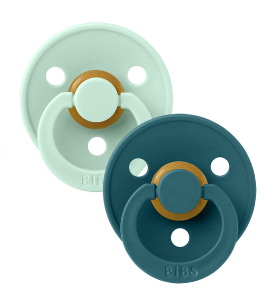 Bibs Pacifier 2 Pack - Round - Size 2 - Variety