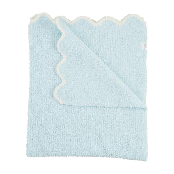 Mudpie Cross Scallop Chenille Blanket - Thumbnail 2