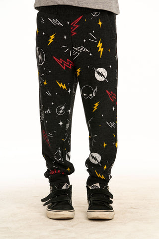 The Flash - Lightning  Beach Jogger - Black