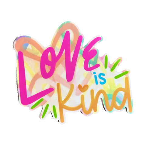 MK Decker Water Bottle Sticker - Love Is Kind