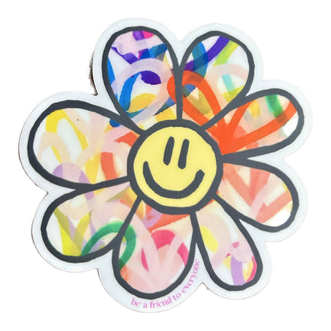 MK Decker Water Bottle Sticker - Kindness Flower