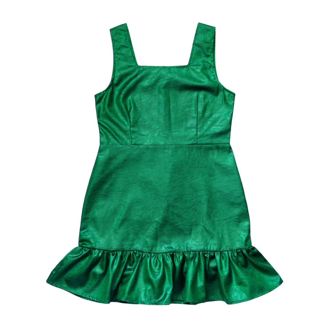 Textured Green Dress 10