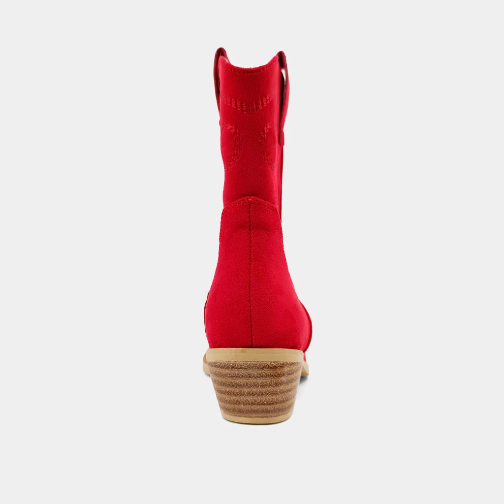 Kids Red Suede Boots CAICJ98 Girls main image 4