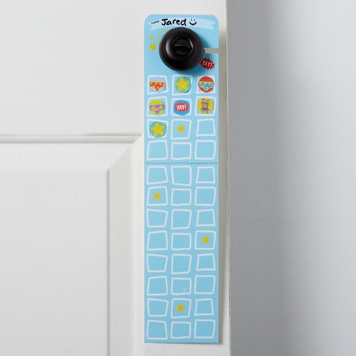 Potty Hero Door Knob Reward Sticker Set