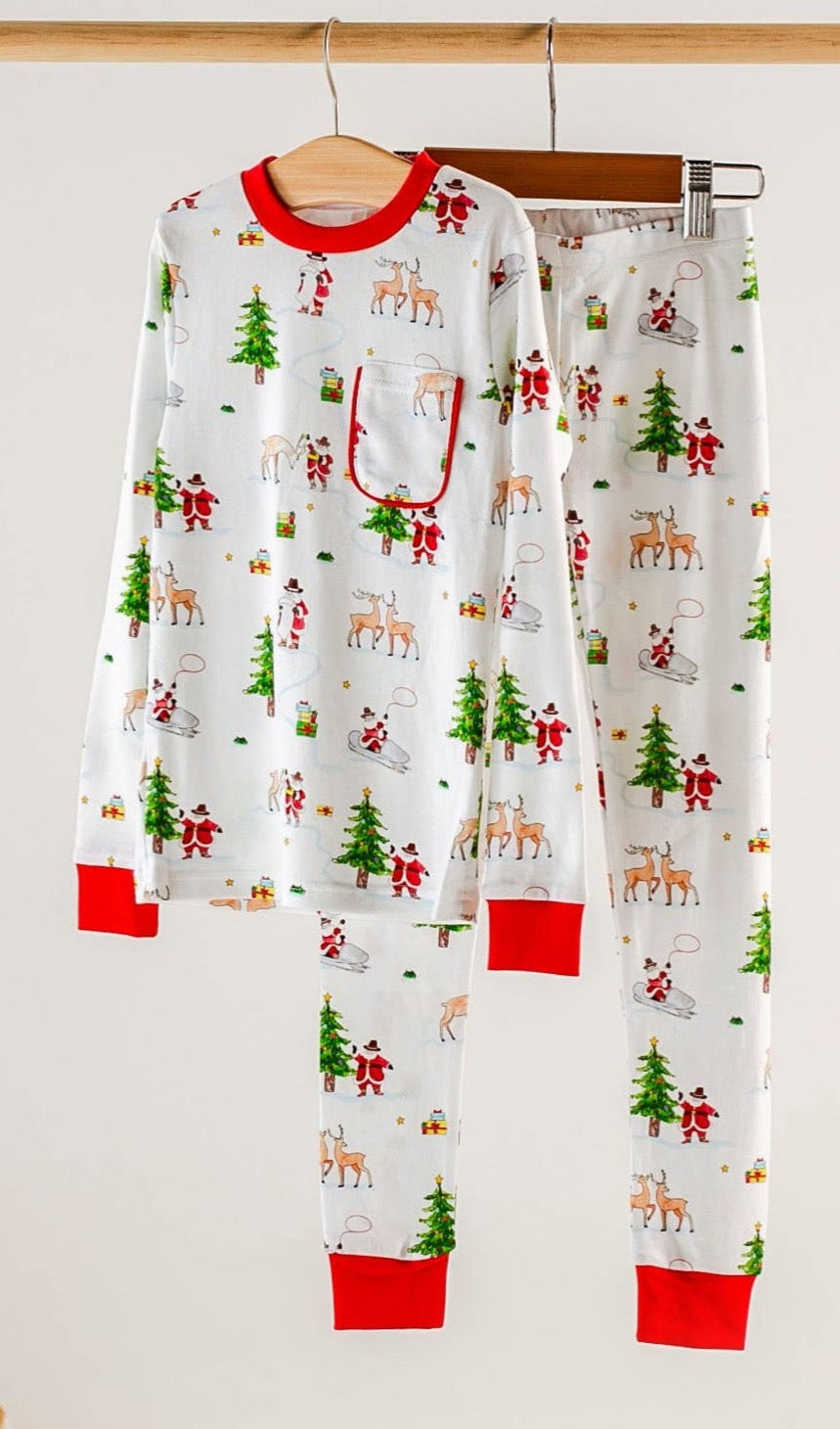 Ho Ho Howdy Organic Cotton Pajama Set
