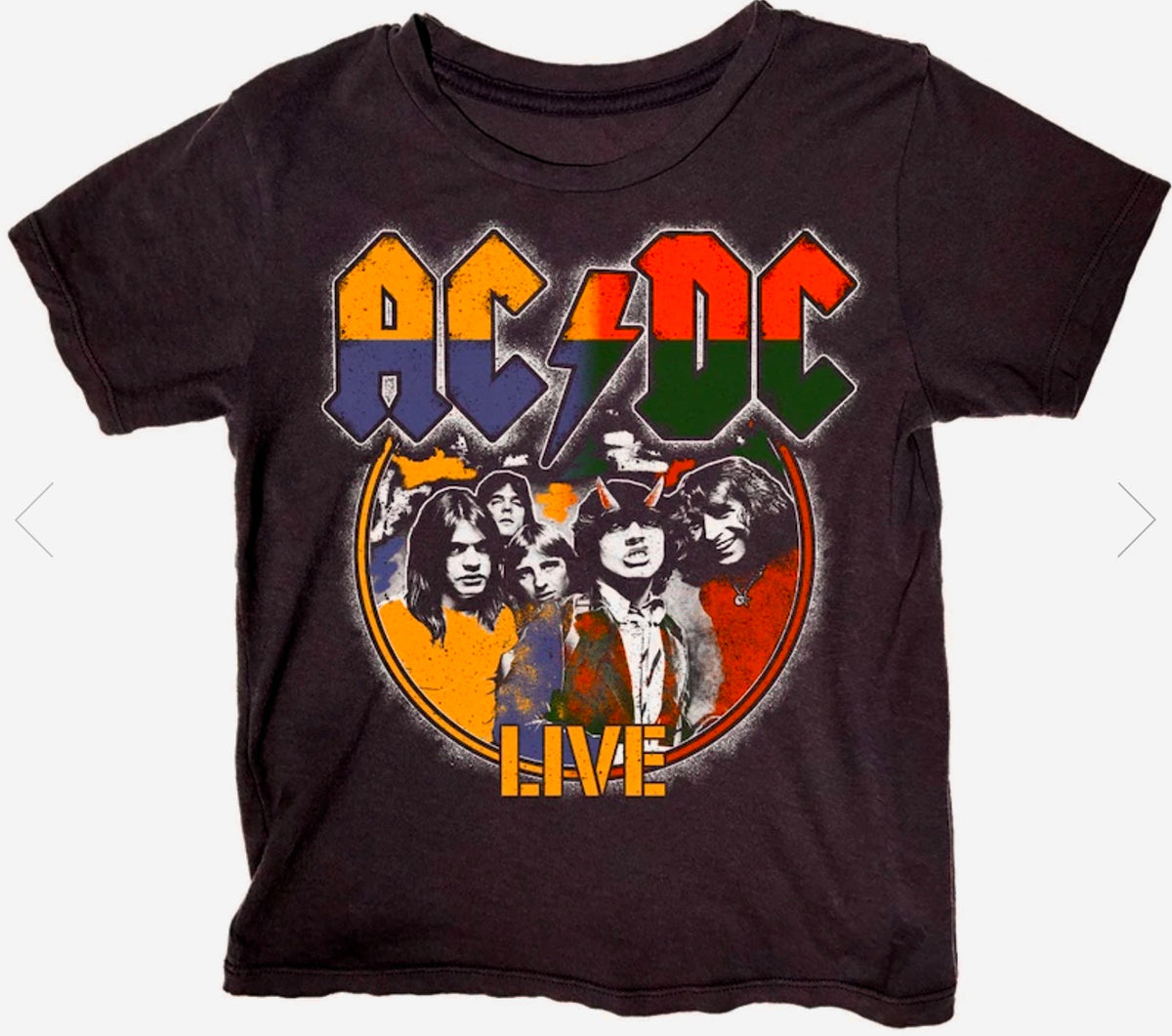 AC/DC Short Sleeve Tee - Off Black - Tween – Aiden + Ollie