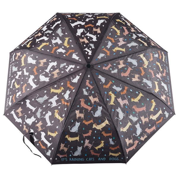 Raining Cats and Dogs Color Change Umbrella