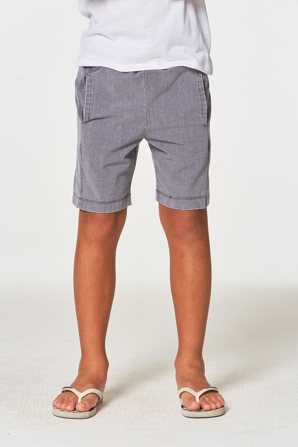 Mineral Wash Boys Coastal Cloth Boat Day Shorts - Kids