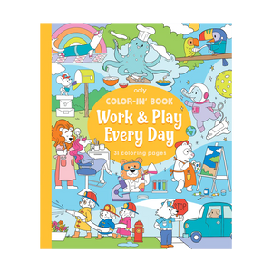 Work and Play Everyday Coloring Book