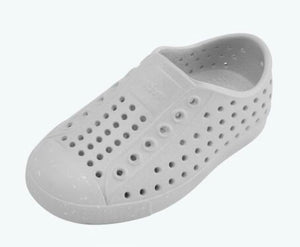 Jefferson Bloom Mist Grey/Mist Grey/Shell Speckles - Little Kid Shoes