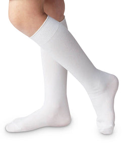 Nylon Knee Highs - White