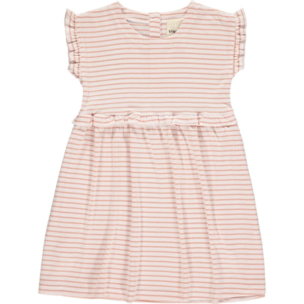 Pink Stripe Gemma Dress - Kids