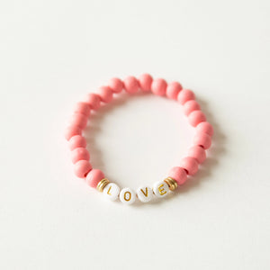Love Bright Pink Bracelet