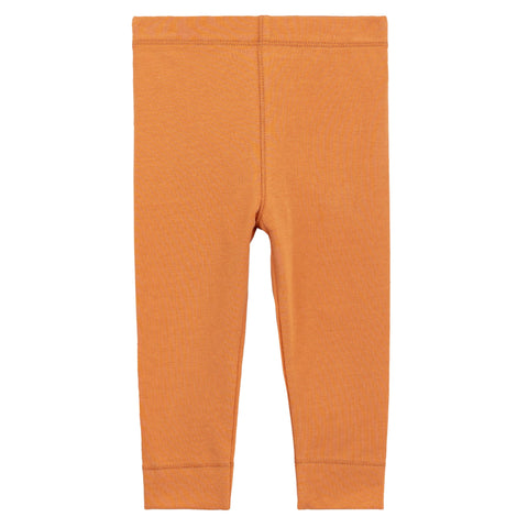 Orange Knit Baby Legging - Kids