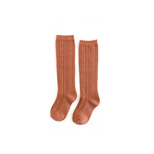 Marmalade Cable Knit Knee High Socks
