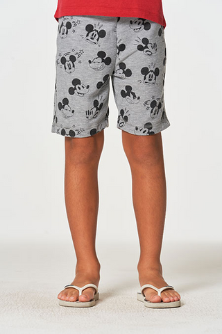 Mickey Faces Cozy Knit Beach Shorts