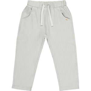 Grey and White Stripe Bosun Pants