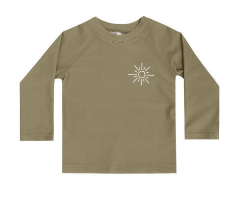 Olive Rash Guard - Kids