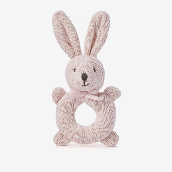Bunny Cable Ring Rattle - Variety