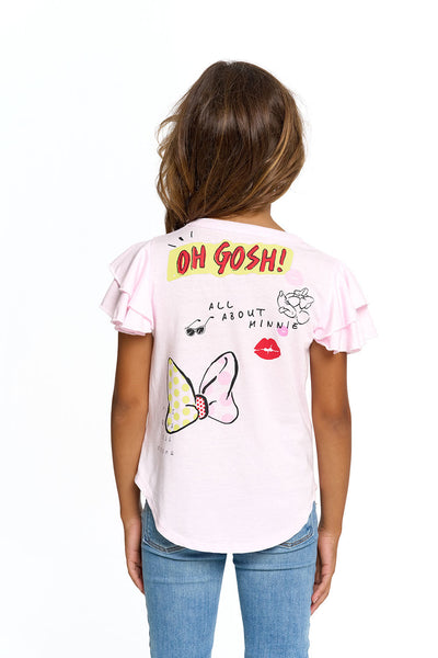 Minnie Mash-Up Flutter Sleeve Shirttail Tee - Kids