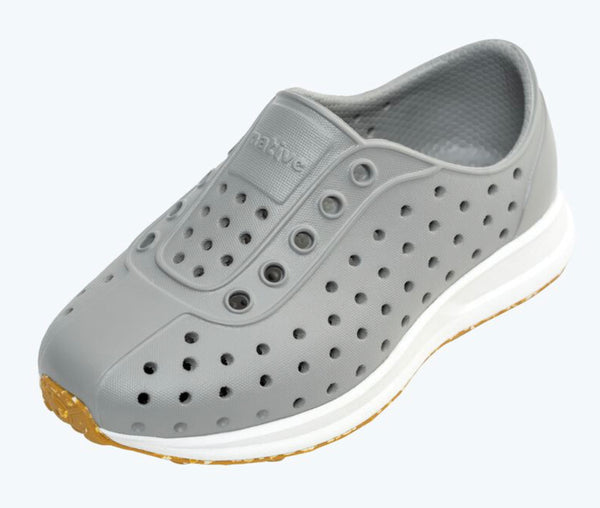 Robbie Sugarlite Pigeon Grey/Shell White/ Mash Speckle Rubber - Big Kid Shoes