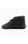 The First Pair - City Moccasin - Carbon/Black - Little Kid Shoes