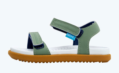 Charley Sugarlite Loch Green/Shell White/Toffee Brown - Little Kid Shoes