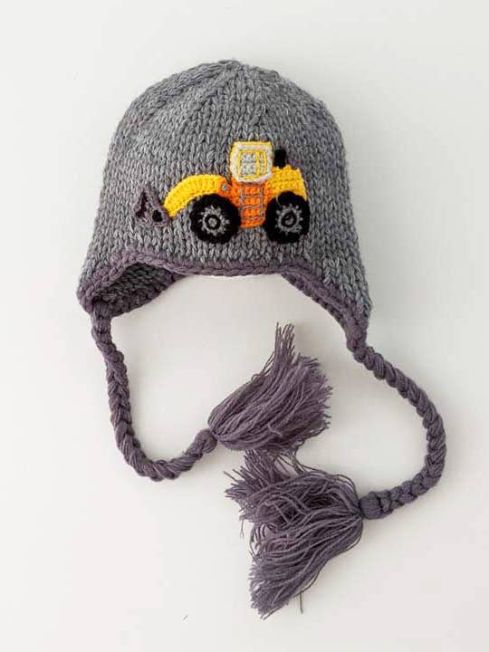 Digger Backhoe Beanie Hat