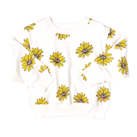 Floating Daisy Organic Sweatshirt - Kids