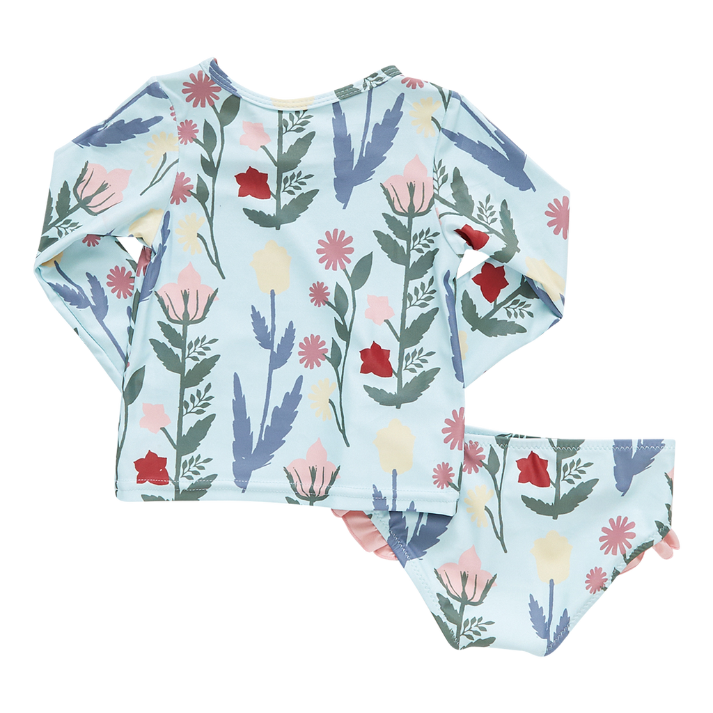 Paper Floral Rash Guard Set - Baby – Aiden + Ollie