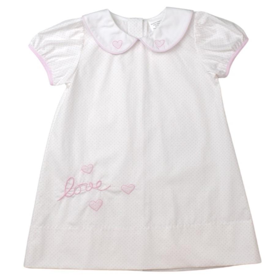 Legacy Dress - Pink Bitty Dot
