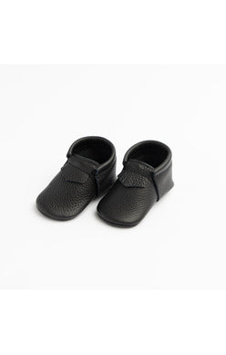 The First Pair - City Moccasin - Carbon/Black - Little Kid Shoes