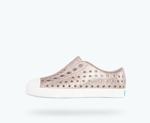Jefferson Bling - Metal Bling/Shell White - Big Kid Shoes